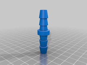 mi personalizar la boquilla del tubo adaptador de colector 10 mm tubos quirúrgicos al aire libre jardín 3d print model - Mito3D