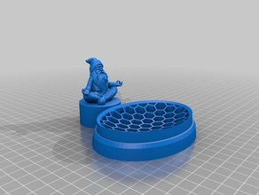 zen gnome plato de jabón cuarto baño la higiene práctica 3d print model - Mito3D