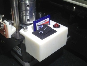 botón p3steel de la ranura tarjeta sd calor cama led otros 3d print model - Mito3D