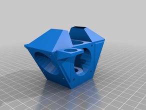 folgertech kossel delta hot end cooling manifold remix 3d printing 3d print model - Mito3D
