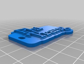 phitrang2 llaveros personalizado 3d print model - Mito3D