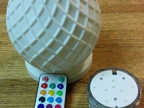 led lamp2 decoración 3d print model - Mito3D