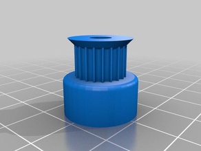 polia sincronizada gt2 20dentes eixo 5mm 3d a impressora partes personalizado 3d print model - Mito3D