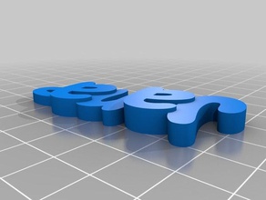 jana-keyring de l'organisation personnalisé 3d print model - Mito3D
