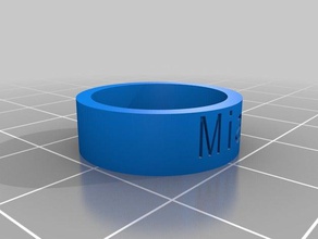 mias anel 475 anéis personalizado 3d print model - Mito3D