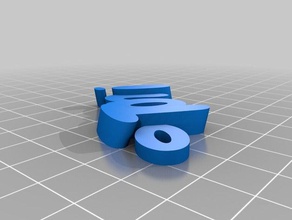 llavero toni llaveros personalizado 3d print model - Mito3D