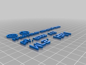 özel 3d thingitag benim işaretler logoları 3d print model - Mito3D