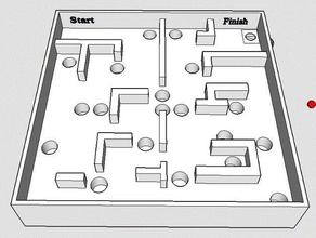 laberinto juego de mesa rompecabezas 3d print model - Mito3D