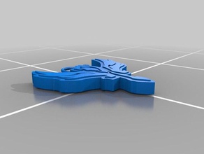 lol custom support icon keychains 3d print model - Mito3D