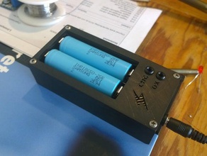 18650 caricabatterie l'elettronica batteria il fai da te dual lipo 3d print model - Mito3D