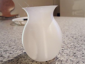 vaso a arte A impressão 3d taça copo de vidro makeredchallenge pla coisa vasos água 3d print model - Mito3D