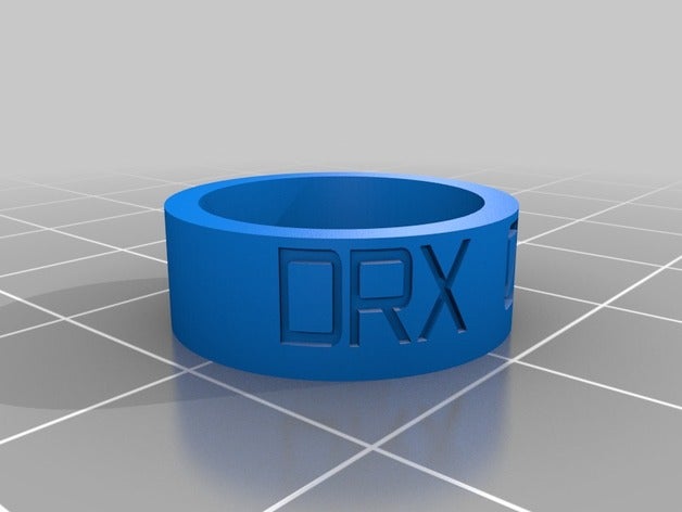 drx 026 les anneaux personnalisé 3D print model - Mito3D