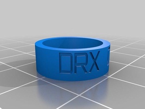drx 026 anéis personalizado 3d print model - Mito3D