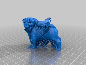jetpack pug animais 3d print model - Mito3D