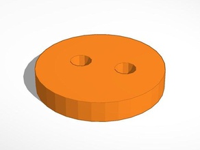rodada botão básico moda 3d print model - Mito3D