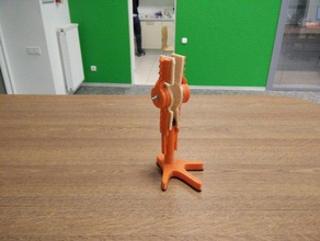 posthetic leg stork vehicles bird prosthetic 3d print model - Mito3D