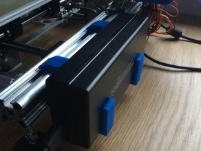psu bracket holder velleman k8200 3d printer parts accesories brackets mount 3d print model - Mito3D