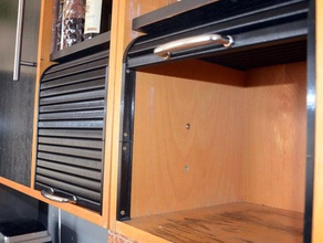 guia do rolo de sistema a cozinha jantar caso porta ferroviário sytem 3d print model - Mito3D