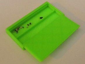 small box smd sliding lid containers 3d print model - Mito3D