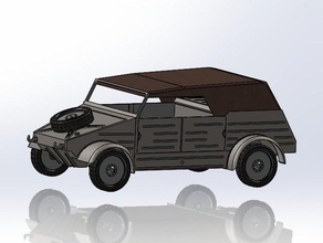 k&uumlbelwagen 1 hobby 3d print model - Mito3D