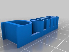 dena targhetta sculture personalizzato 3d print model - Mito3D