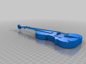 violino outros instrumento a música madeira 3d print model - Mito3D