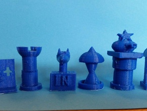 peça de xadrez schoolproject 3 3d print model - Mito3D