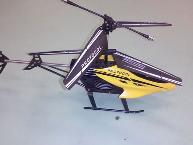 glow dark pla helicopter rotor 3d printing 3D print model - Mito3D