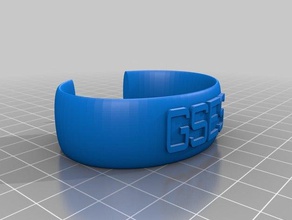 piccolo braccialetto bracciali personalizzato 3d print model - Mito3D