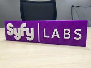 syfy labs logosu diğer 3d print model - Mito3D