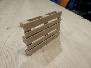 pallet eur-1 tool holders boxes 3d print model - Mito3D