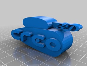 logotipo de rsin tanque juguete juego accesorios 3d print model - Mito3D
