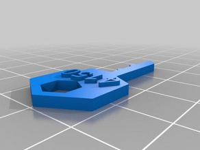 my customized slide blade key generator household supplies 3d print model - Mito3D