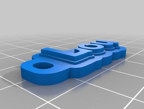 lou llaveros personalizado 3d print model - Mito3D