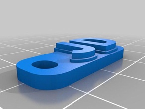 jd i portachiavi personalizzato 3d print model - Mito3D