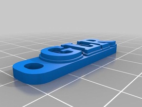 glr Schlüsselanhänger angepasst 3d print model - Mito3D