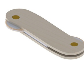 titular da chave lasercut de impressão chaveiros bladekey ecd edc ferramenta keybar keyblade chaveiro chaves bolso 3d print model - Mito3D