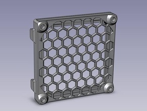 slayt-toz filtresi 80 mm fan 3d yazıcı aksesuarlar grill 3d print model - Mito3D