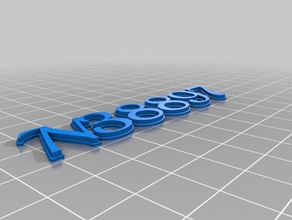 tag2 keychains customized 3d print model - Mito3D