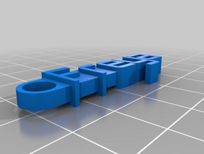 freya keychain organization customized 3d print model - Mito3D