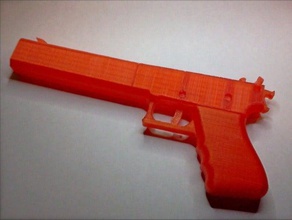 rubber band gun - Spielzeug Spiele 3d print model - Mito3D
