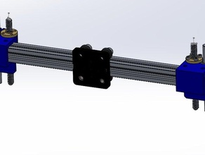 folgertech prusa i3 2020 x-Achse upgrade openbuilds v-Nut-schiene-system 3d Drucker Teile 3d print model - Mito3D