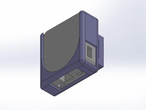 Halterung doodle3d wifi-box Drucker - Zubehör Halter p3steel prusai3 3d print model - Mito3D