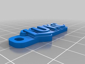 lewis luke Anahtarlık özelleştirilmiş 3d print model - Mito3D