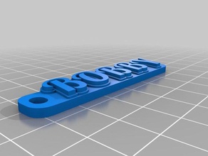 lewis bobby Schlüsselanhänger angepasst 3d print model - Mito3D
