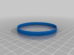 la mia su misura cerchione montaggio a centro ring parti 3d print model - Mito3D