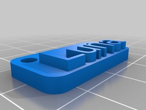 luna nom des signes les logos personnalisé 3d print model - Mito3D