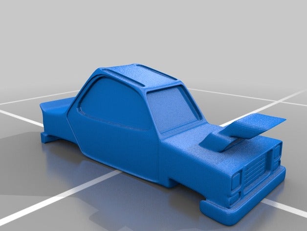 klasik araba toon sanat 3D print model - Mito3D