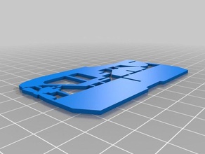 challenger sperimentale formato carta di credito 3d la stampa aeromobili aereo modello in scala 3d print model - Mito3D