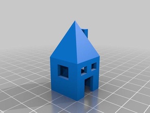 enchanted house buildings structures dollhouse 3d print model - Mito3D